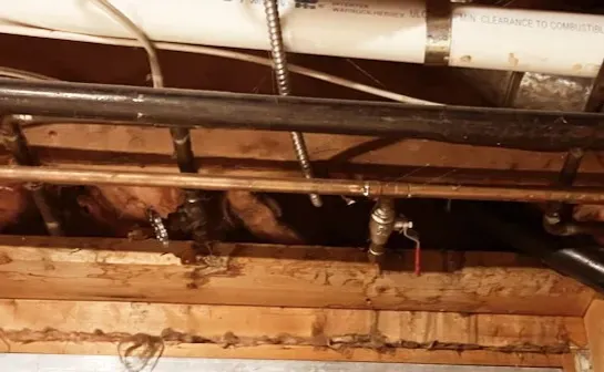 Poly-B pipe replacement in home renovations in Calgary