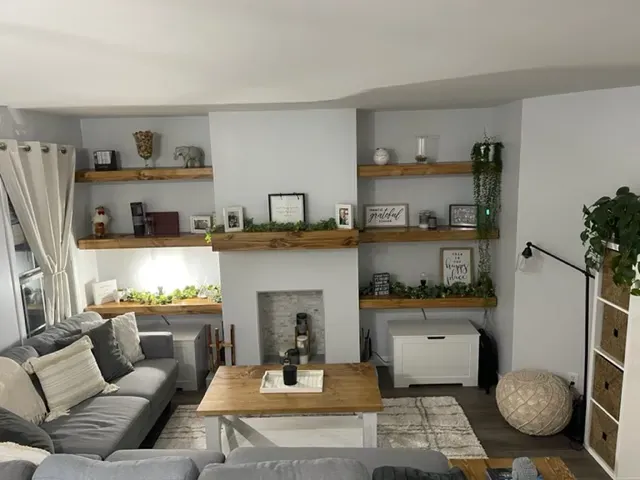 Cozy living room renovation
