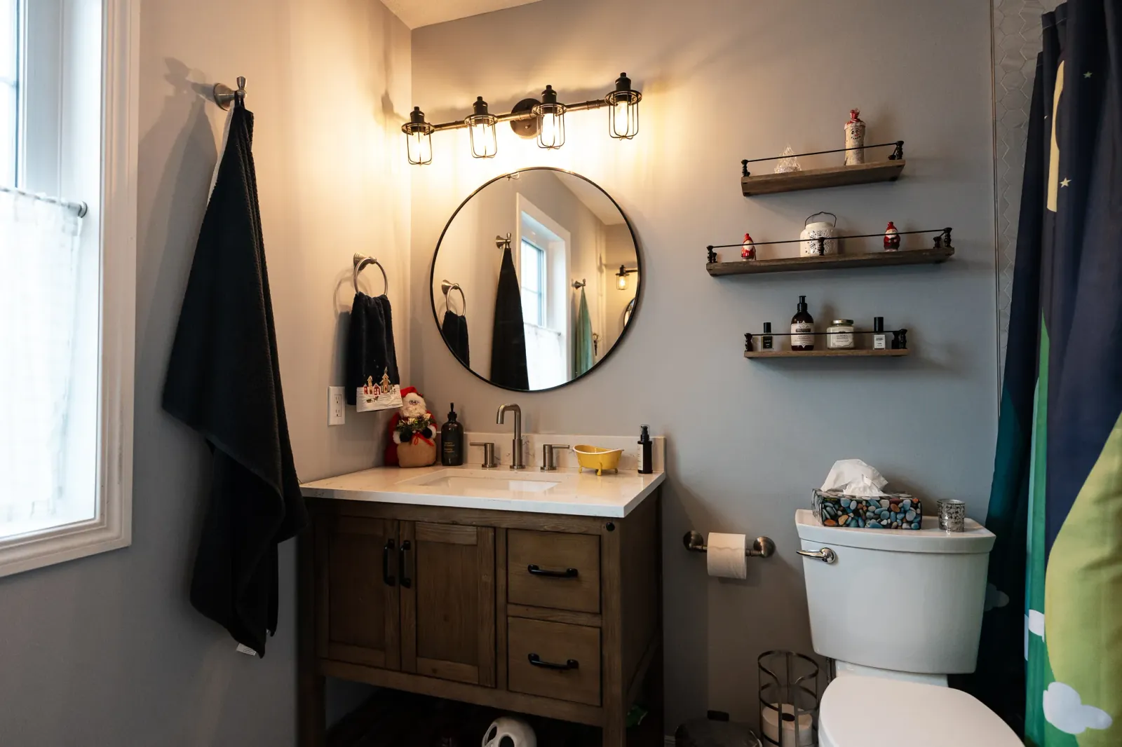 Cozy family bathroom renovation in Calgary