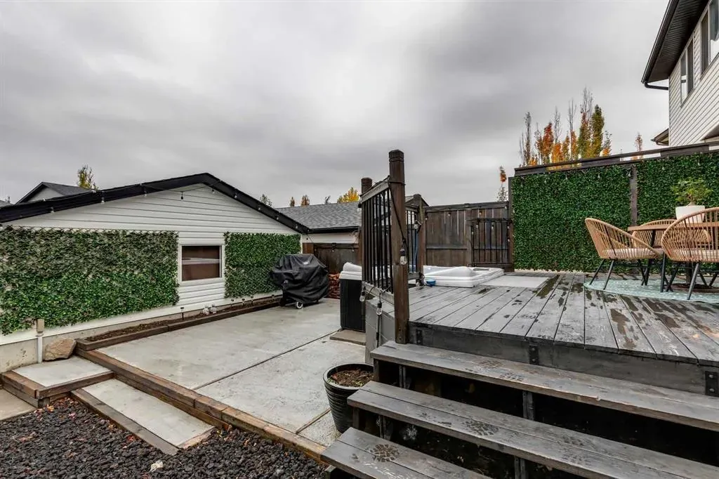 Home renovation in Calgary with outdoor living space improvements