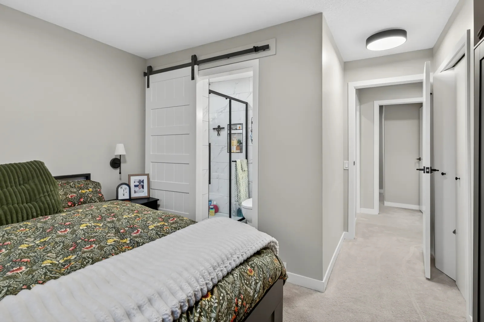 Bedroom details — Okotoks Full Condo Renovation