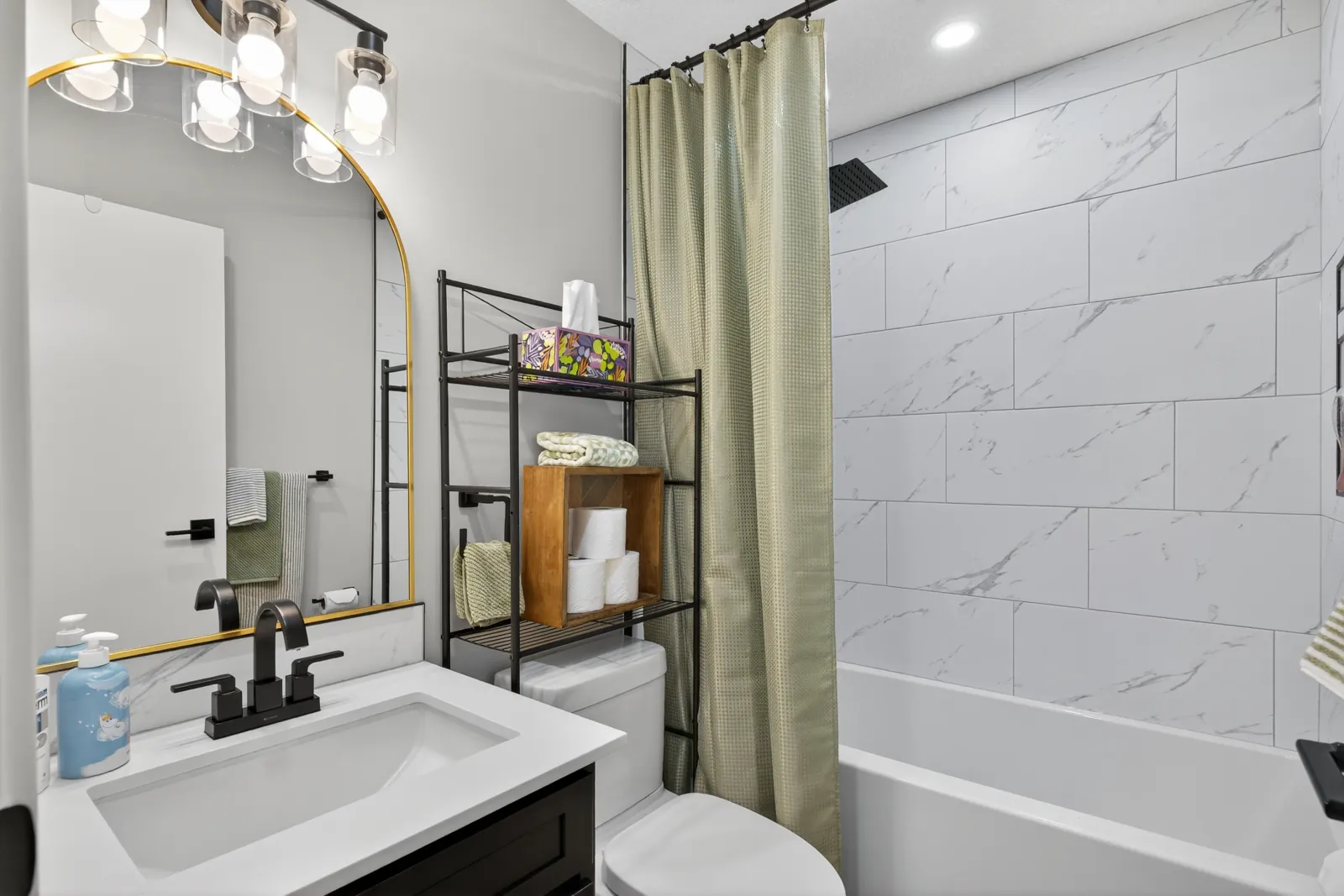 Bathroom details — Okotoks Full Condo Renovation