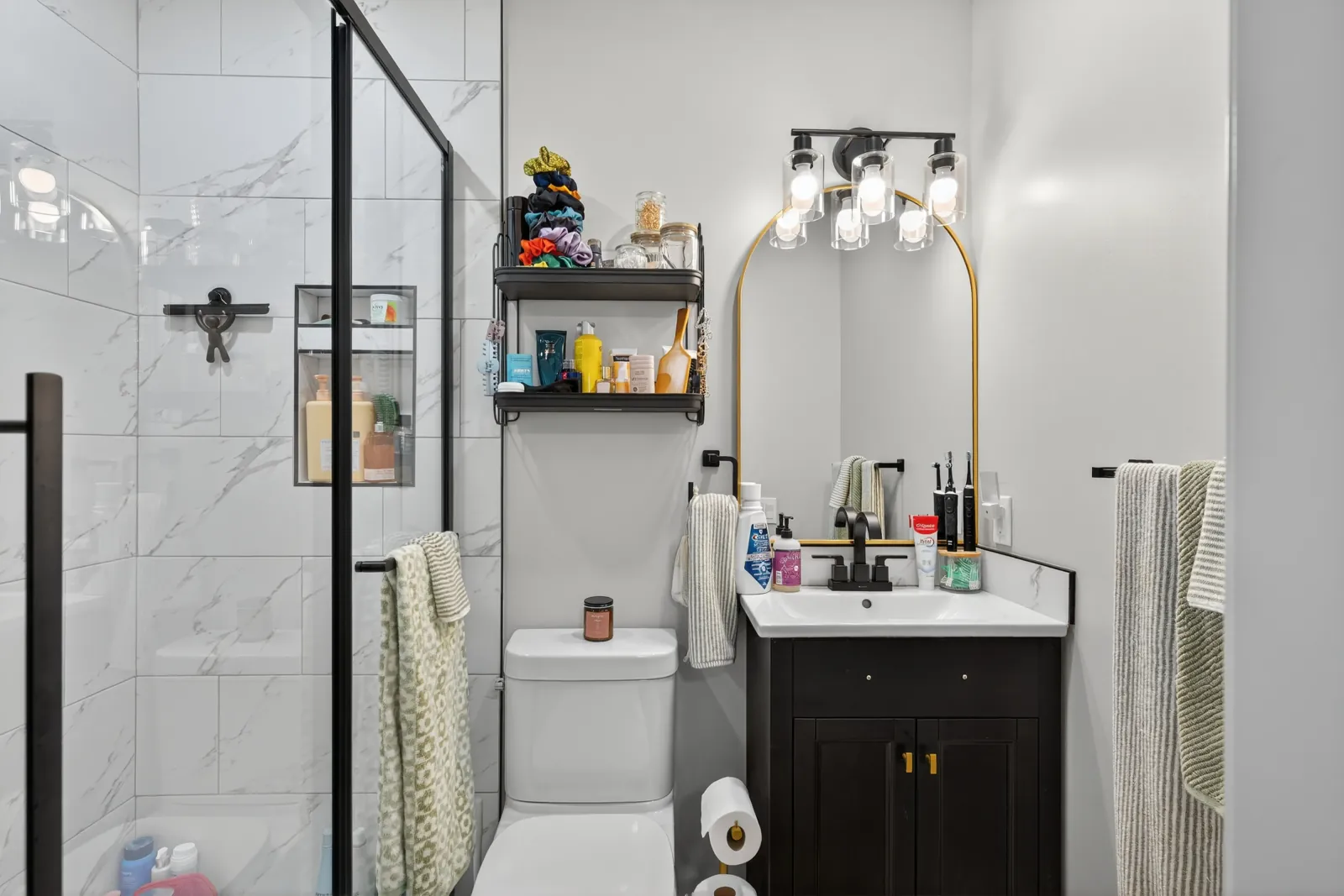 Bathroom details — Okotoks Full Condo Renovation