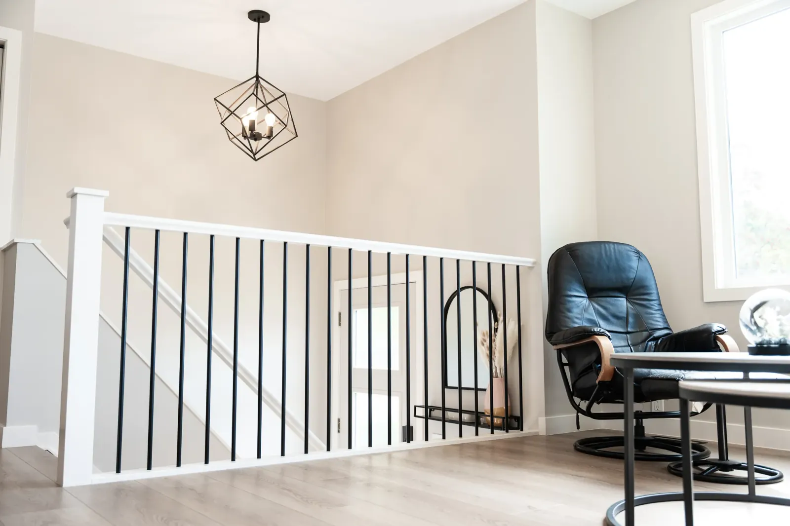 Staircase details — Lynnover Way Main Floor Renovation