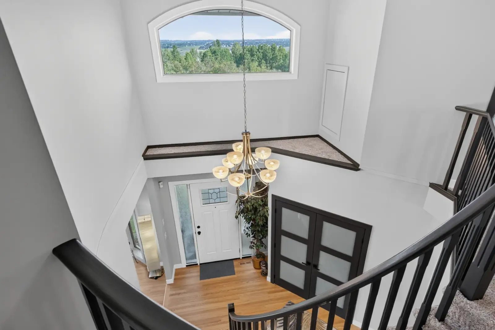 Staircase details — Valley Ridge Complete Home Renovation